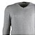 Suéter Delkor Modal Liso Gola V Plus Size Masculino - Imagem 6