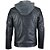 Jaqueta Broken Rules Resinada Com Capuz Masculina - Imagem 4