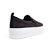 Tênis Santa Lolla Slip On Lona Flatform Preto Feminino - Imagem 3