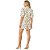 Blusa Doce Trama Manga 3/4 Em Tricoline Estampada Feminina - Imagem 5