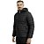 Jaqueta Ernest Nylon Puffer Capuz Removível Preto Masculina - Imagem 1