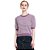 Blusa Facinelli Manga Bufante Em Tricot Listrado Feminina - Imagem 1
