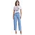 T-Shirt Doce Trama Gola Redonda Estampa Ciao Caffè Branca Feminina - Imagem 2