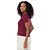 Camiseta Doce Trama Manga Curta Malha Tricot Flamê Feminina - Imagem 3