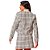 Casaco Doce Trama Cropped Em Tweed Com Bolsos Feminino - Imagem 4