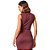 Blusa Doce Trama Sem Manga Malha Bodycon Gola Justa Feminino - Imagem 6