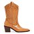 Bota Santa Lolla Western Caramelo Salto Grosso Couro Bico Fino - Imagem 1