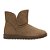 Bota Mooncity Forrada Com Pelo Lã Cano Curto Feminina - Imagem 5
