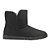 Bota Mooncity Forrada Com Pelo Lã Cano Curto Feminina - Imagem 1