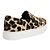 Tênis Santa Lolla Slip On Veludo Animal Print Onça Feminino - Imagem 3