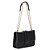 Bolsa Santa Lolla Soft Alça Ombro Corrente Preta - Imagem 2