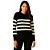 Suéter Facinelli Tricot Listrado Gola Redonda Feminino - Imagem 10