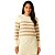 Suéter Facinelli Tricot Listrado Gola Redonda Feminino - Imagem 4
