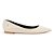 Sapatilha Santa Lolla Verniz Off White Bico Fino Feminino - Imagem 1