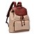 Mochila Santa Lolla Tramado Bege E Marrom Feminina - Imagem 2