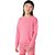 Moletom Hering Kids Básico Rosa Menina - Imagem 1