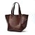 Bolsa Santa Lolla Shopper Croco Alça Ombro Marrom Dark - Imagem 4