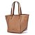 Bolsa Santa Lolla Shopper Croco Alça Ombro Bege - Imagem 4