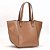 Bolsa Santa Lolla Shopper Croco Alça Ombro Bege - Imagem 3