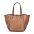 Bolsa Santa Lolla Shopper Croco Alça Ombro Bege - Imagem 2