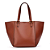 Bolsa Santa Lolla Shopper Soft Alça Ombro Marrom - Imagem 6