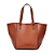 Bolsa Santa Lolla Shopper Soft Alça Ombro Marrom - Imagem 2
