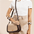 Bolsa Santa Lolla Canvas Alça Transversal Bege - Imagem 2