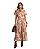 Vestido Midi Floral Manga Curta Feminino - Imagem 4