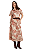 Vestido Midi Floral Manga Curta Feminino - Imagem 5