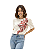 T-Shirt Floral Manga Curta Feminina - Imagem 6