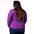Cardigan City Lady Modal Gola V Plus Size Feminino - 658124 - Imagem 6