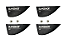 Slingshot Twin Tip 1.75" Symmetrical Fin Set (4-pack) - Imagem 1