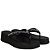 Tamanco Flatform de dedo com strass Preta - Imagem 2
