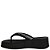 Tamanco Flatform de dedo com strass Preta - Imagem 4