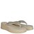 Tamanco Flatform de dedo com strass Bege - Imagem 2