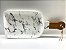 Petisqueira cerâmica marmorizada retangular - Imagem 1