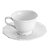 Xícara café C/pires Porcelana Fancy Branco set c/6 unidades - Imagem 1