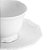Xícara café C/pires Porcelana Fancy Branco set c/6 unidades - Imagem 2