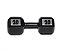 Dumbbell Sextavado Emborrachado - 28 KG - Imagem 1