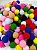 Pompons 2cm pcte 100 un - Imagem 1