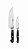 Kit com 2 Facas - Faca do Chefe 8 polegadas + Faca para guarnecer 4 polegadas - Zwilling Pro - Imagem 1