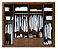 Guarda Roupa Roupeiro De Casal Moderno Grande Espaçoso com 6 Portas 4 Gavetas Egc - Imagem 3