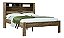 Kit 3x1 Cama Casal Com Cabeceira E Baú Acoplado Moderna Inv - Imagem 5