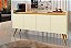 Aparador Buffet Retro Com 4 Portas Espaçoso Para Sala De Jantar Luxuoso Gd - Imagem 1