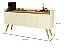Aparador Buffet Retro Com 4 Portas Espaçoso Para Sala De Jantar Luxuoso Gd - Imagem 7