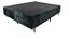 Cama Base Box de Madeira Eucalipto Reforçada em Suede com Pés De Madeira - Imagem 2