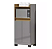 Suporte Para Microondas E Forno Armário Multiuso Organizador Para Cozinha Moderno Jt - Imagem 1