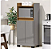 Suporte Para Microondas E Forno Armário Multiuso Organizador Para Cozinha Moderno Jt - Imagem 3