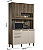 Kit Armário De Cozinha Compacto Multiuso Espaçoso Com 5 Portas 2 Gavetas 1,20 Luxo Pm - Imagem 18