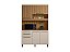 Kit Armário De Cozinha Compacto Multiuso Espaçoso Com 5 Portas 2 Gavetas 1,20 Luxo Pm - Imagem 8